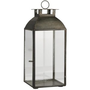 IB Laursen – Lanterna, Ljuslykta, Skortsten Holger Metall, 23 cm
